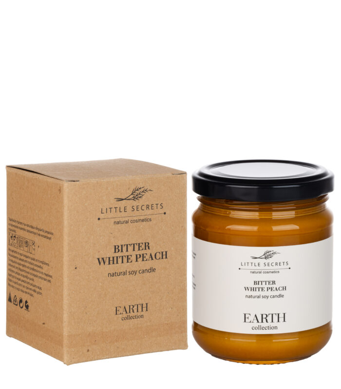Bitter White Peach Natural Soy Candle