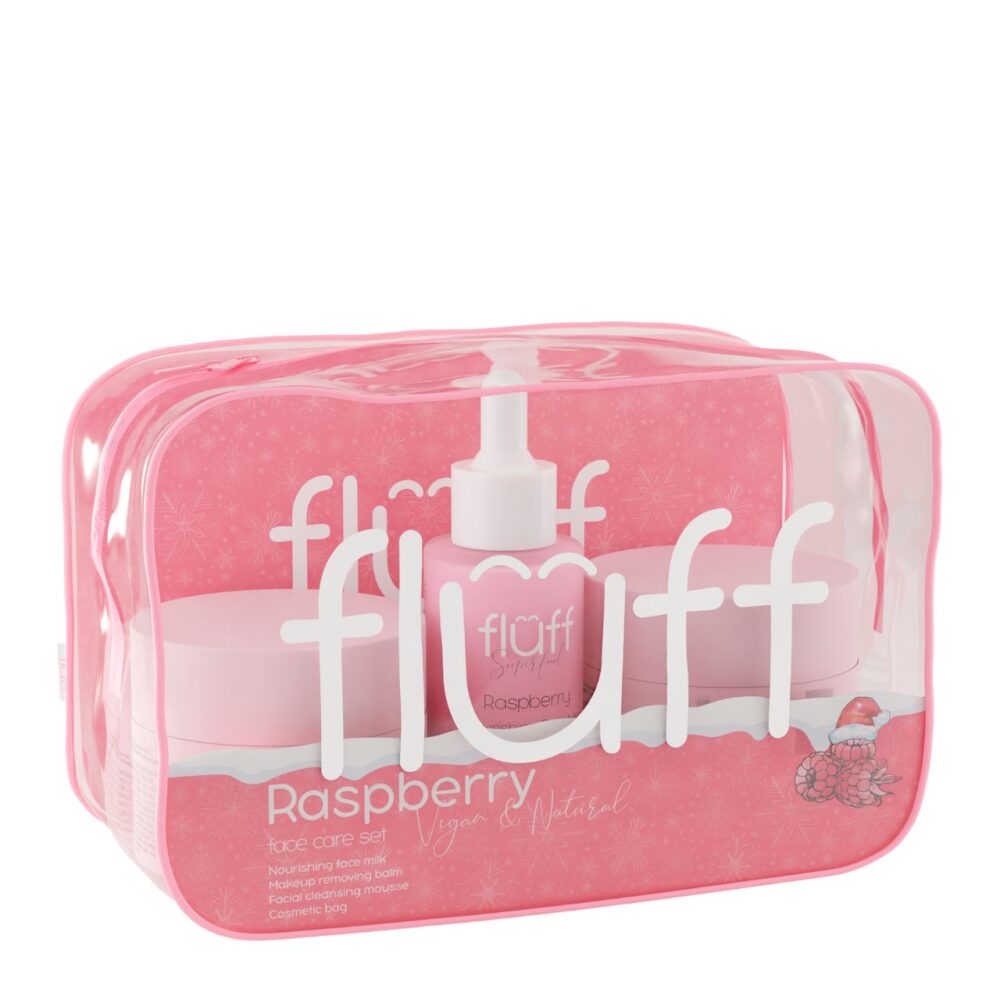 Fluff Face's Best Care Set Raspberry 3pcs