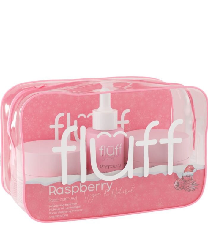 Fluff Face's Best Care Set Raspberry 3pcs