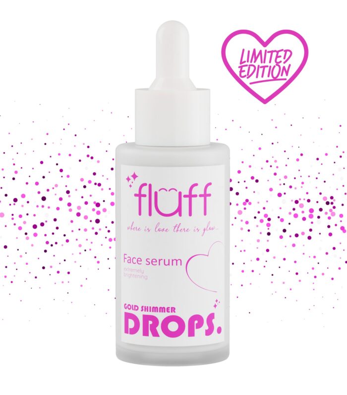 Fluff Gold Shimmer Drops Face Serum 40ml