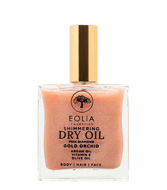 SHIMMERING DRY OIL GOLD ORCHID PINK DIAMOND