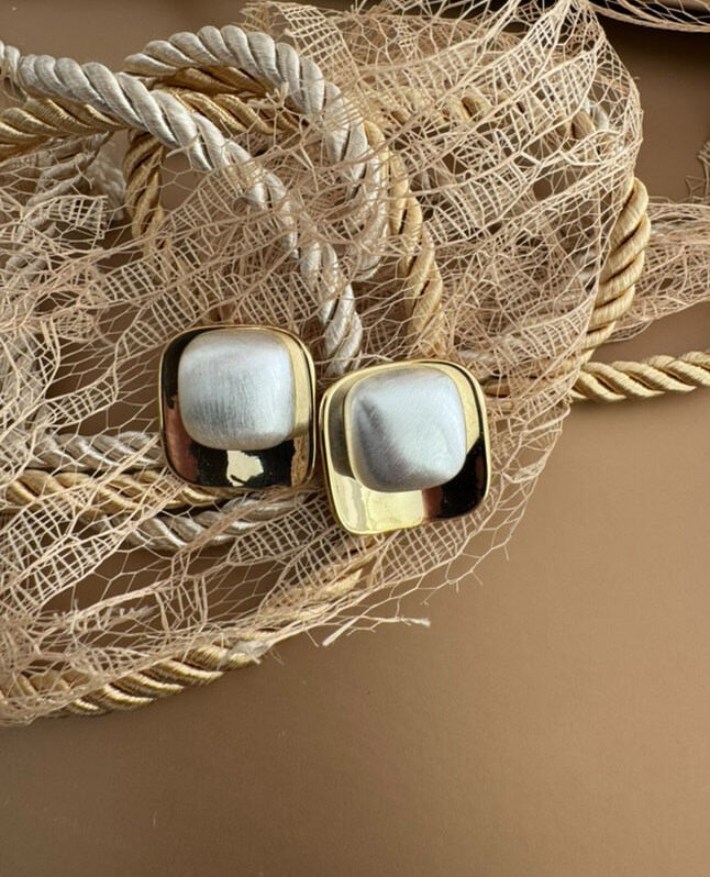 #1 SILVER AND GOLD EARRINGS