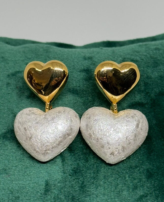 PERLY GOLD EARRING
