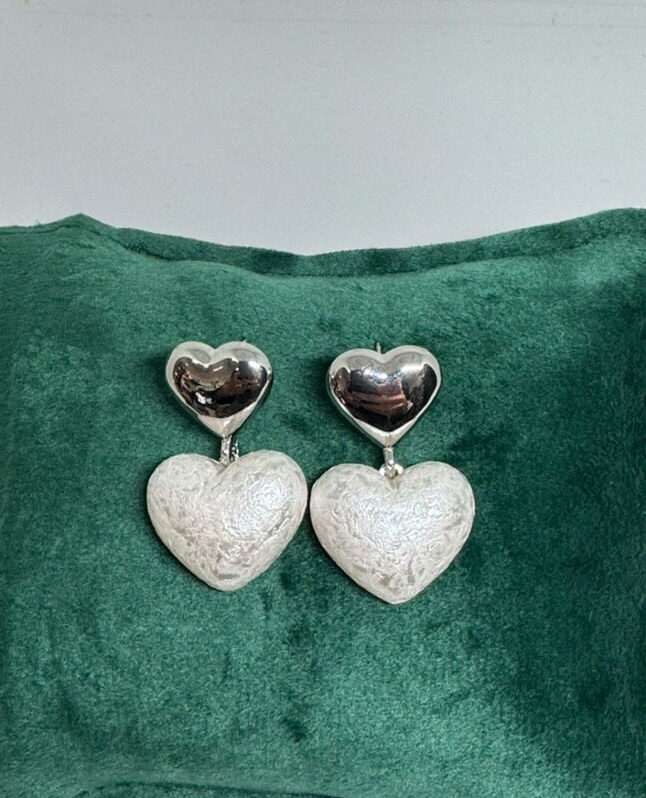 PERLY SILVER EARRING