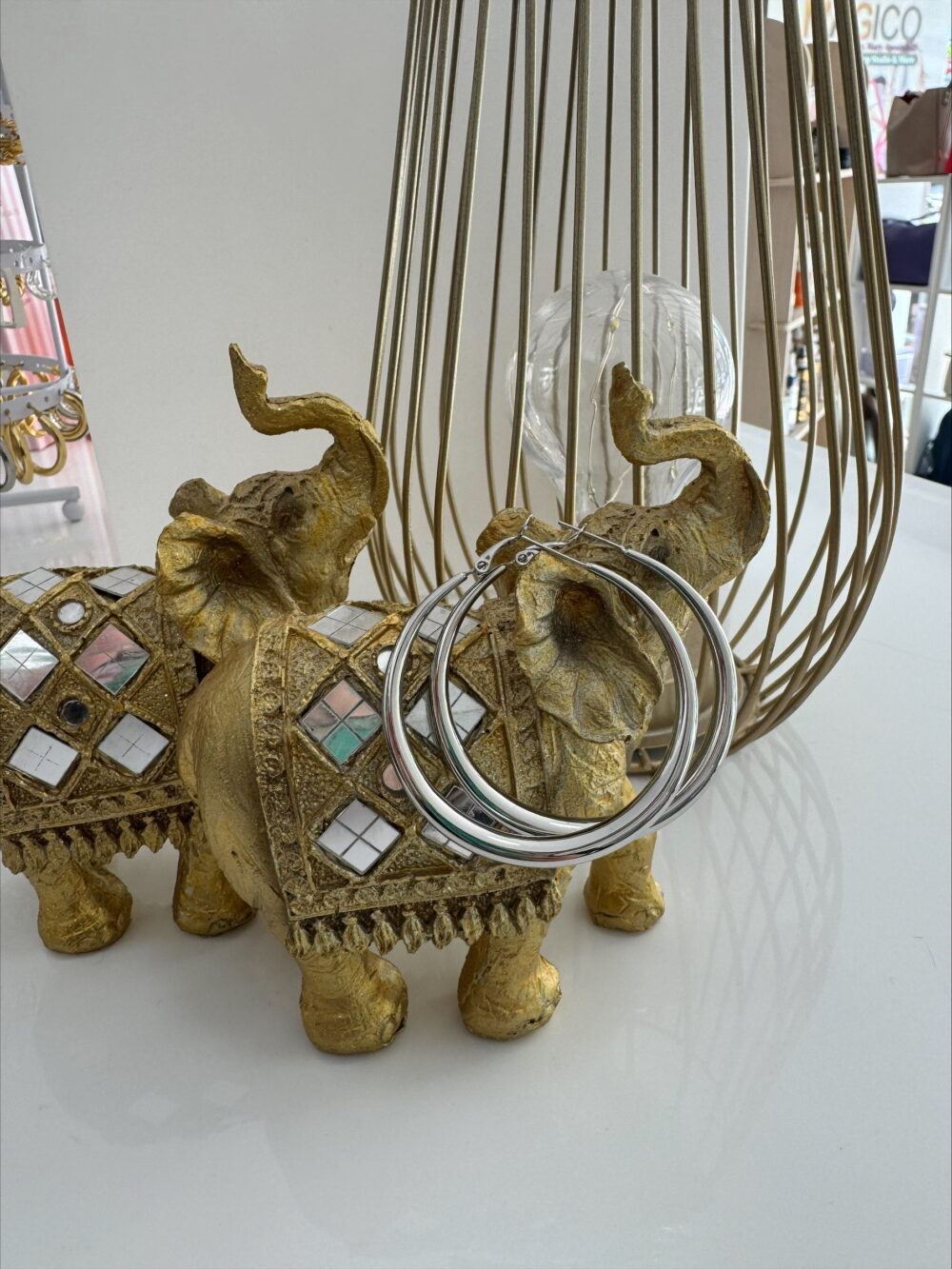 ELECTRA SILVER HOOPS