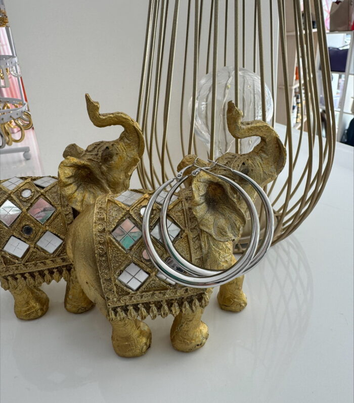 ELECTRA SILVER HOOPS