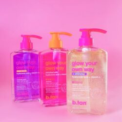 Glow your own way shimmer 473ml, Διαφανές Self tan gel μαυρίσματος με shimmer - BTan