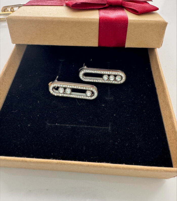 marias silver earrings