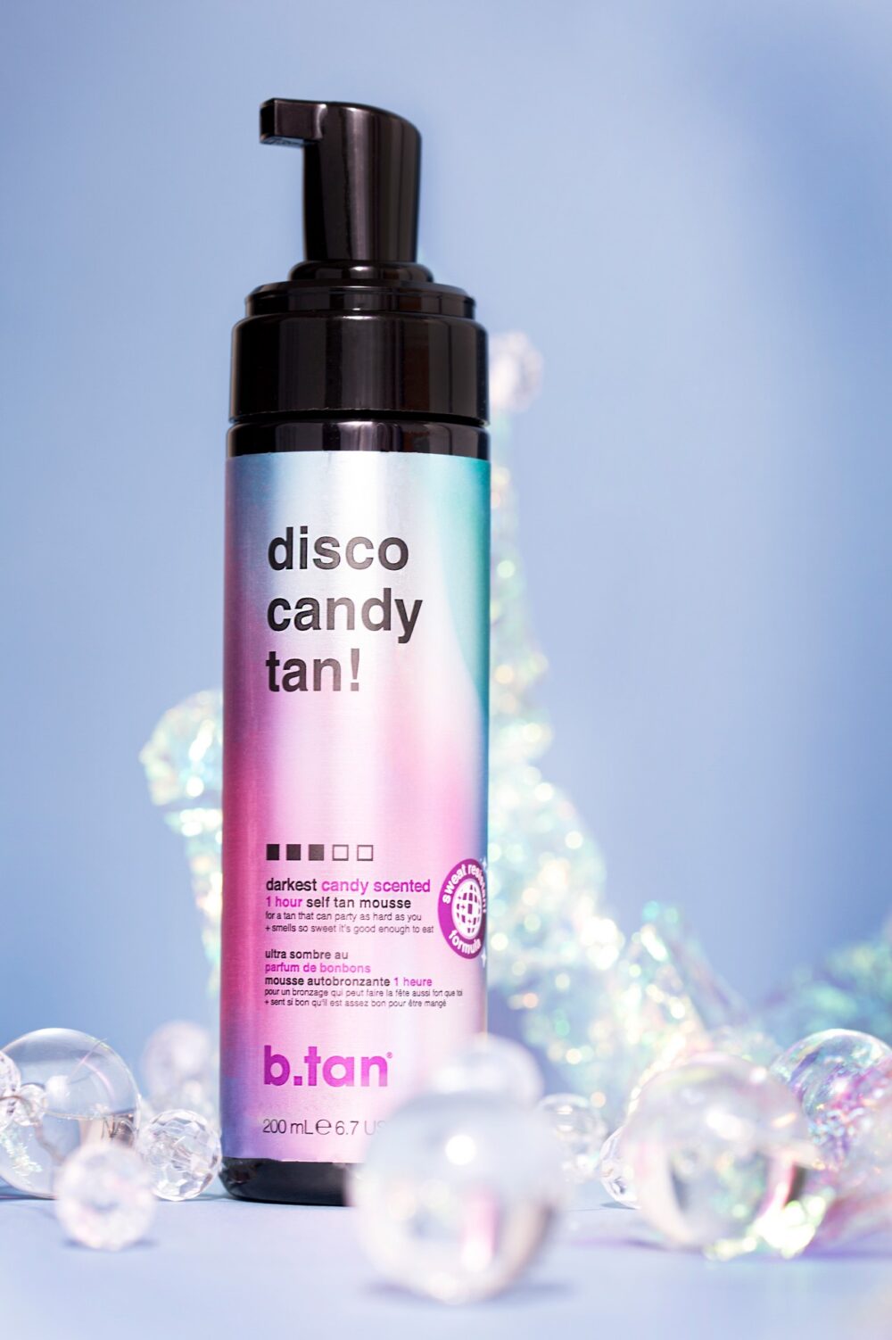 Μους self tan 1 ώρας με άρωμα καραμέλας, Disco candy tan 200ml - BTan
