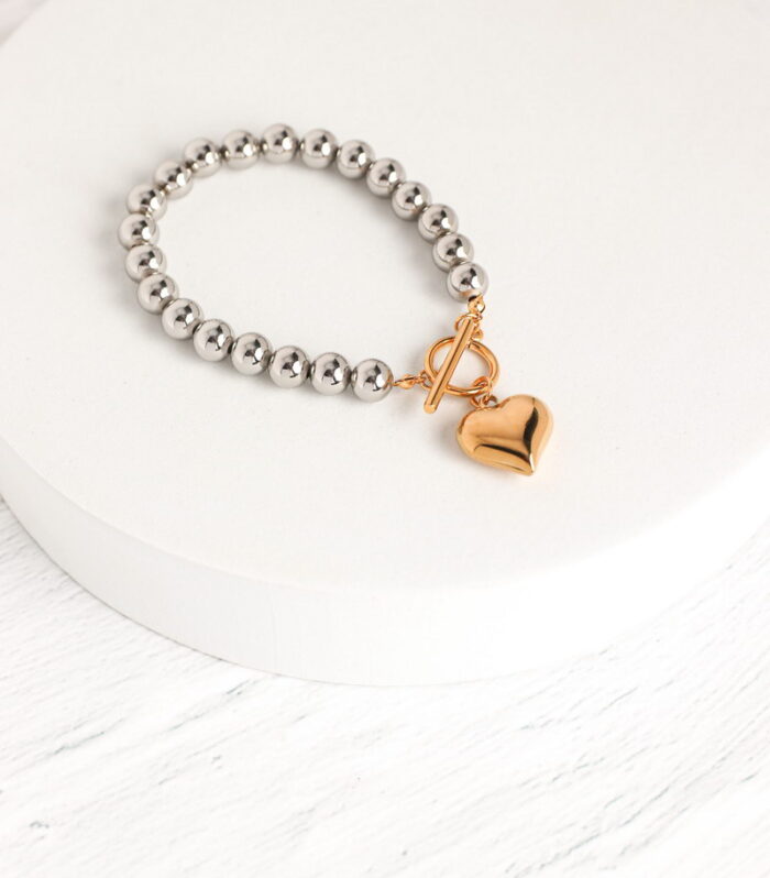 Amore Two Tone Βραχιόλι Stainless Steel