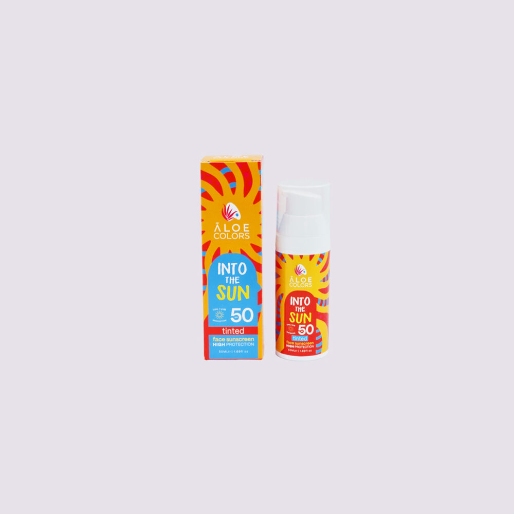 Into The Sun Face Sunscreen spf50 Tinted 50ml
