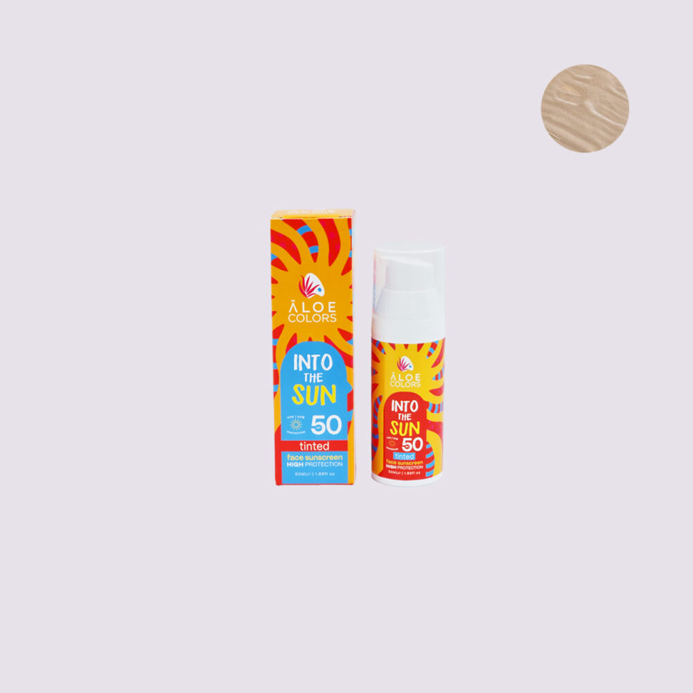 Into The Sun Face Sunscreen spf50 Tinted 50ml