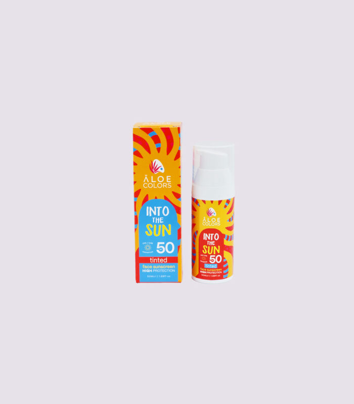 Into The Sun Face Sunscreen spf50 Tinted 50ml