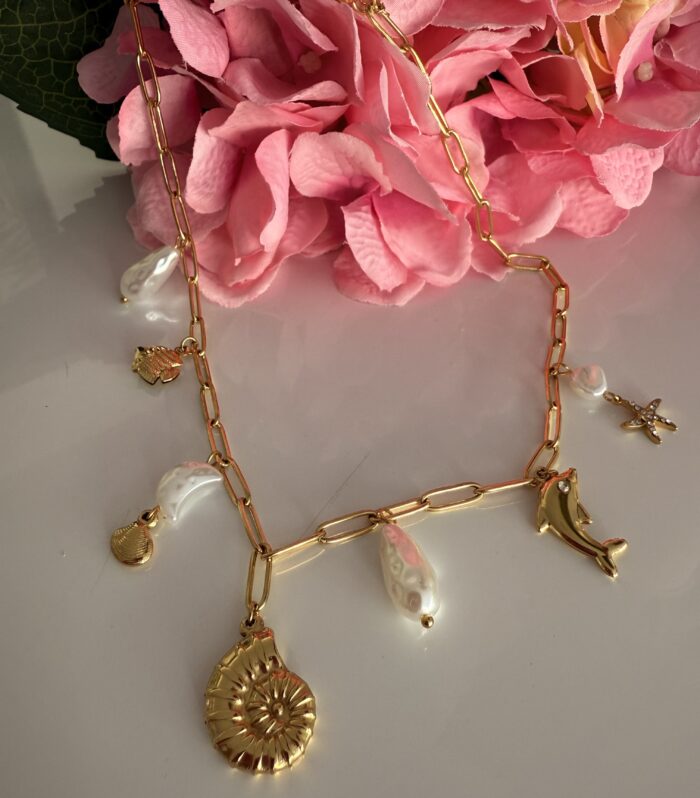 SUMMER NECKLACE WITH PEARL
