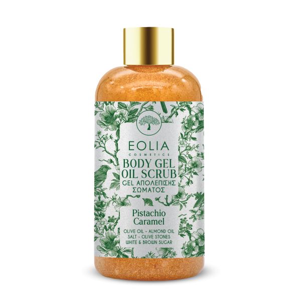 BODY GEL OIL SCRUB PISTACHIO CARAMEL