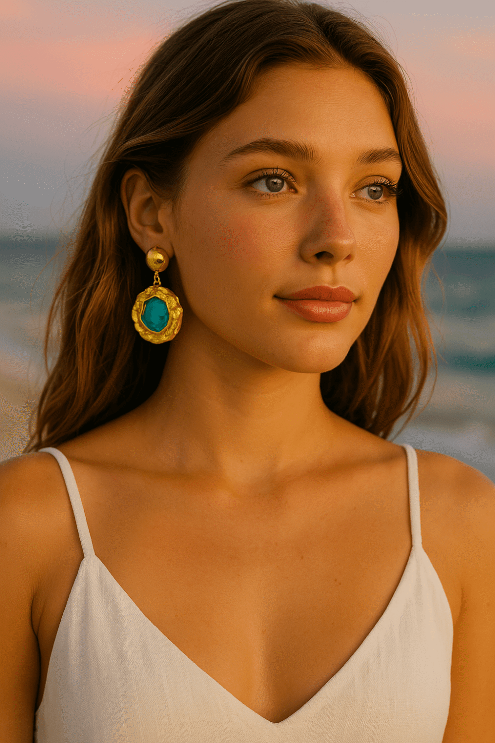 #Blue Lagoon Earrings