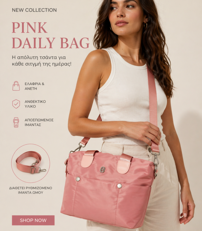 Pink Daily Bag