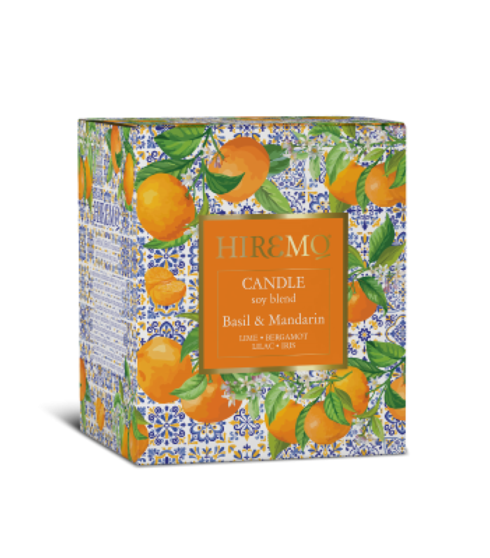 HIREMO SOY BLEND BASIL AND MANDARIN