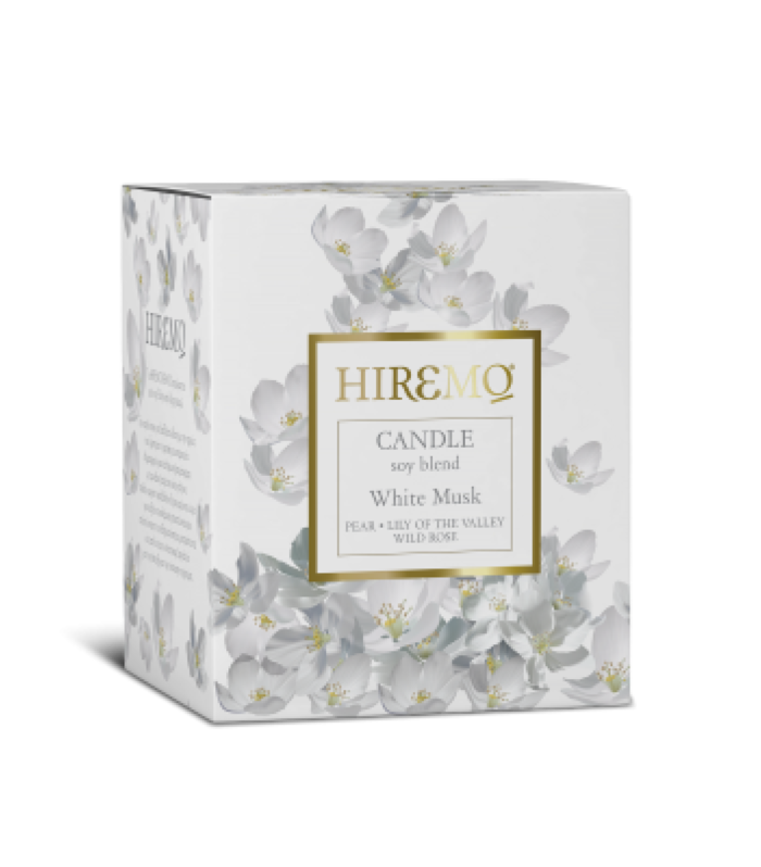 HIREMO SOY BLEND CANDLE WHITE MUSK