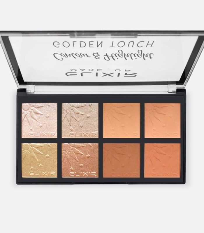 Παλέτα Contour & Highlight GOLDEN TOUCH elixir