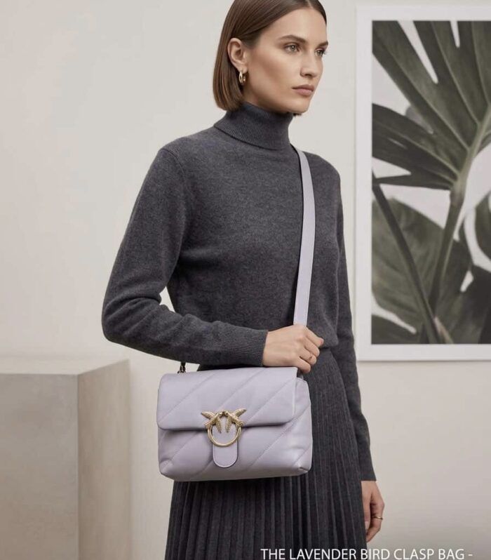 Lavender Elegance Crossbody Bag