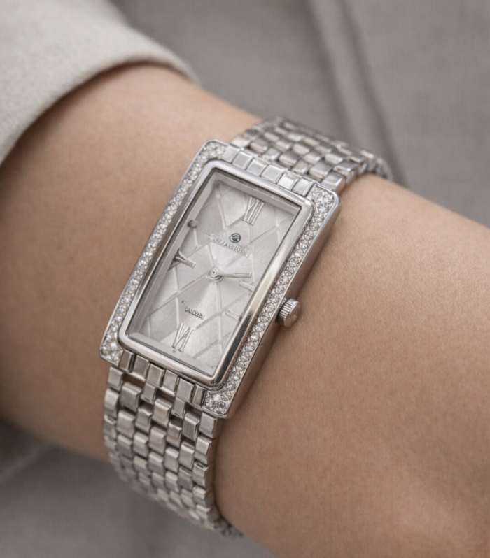 Elegance crystal silver