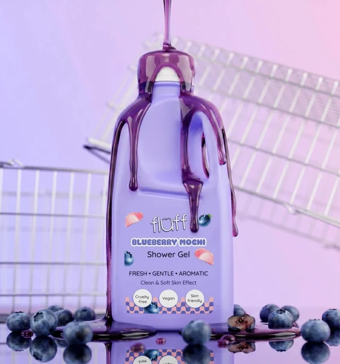 Fluff Blueberry Mochi Shower Gel 500ml 9,50 €
