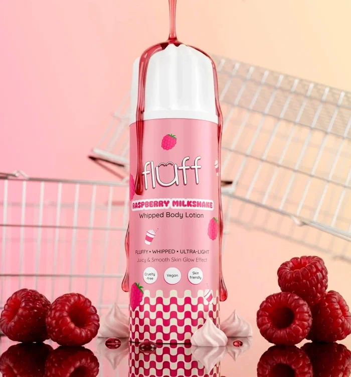 Fluff Raspberry Milkshake Whipped Body Lotion