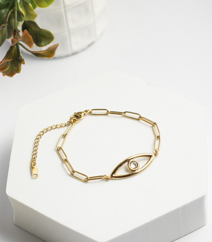 Crystal Eye Βραχιόλι Stainless Steel