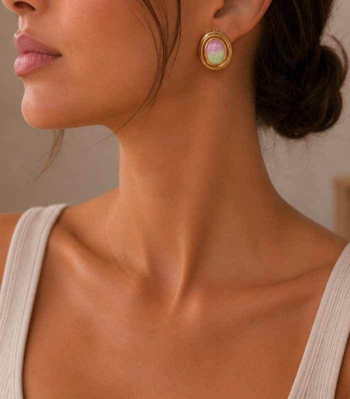 Mermaid Stone Earrings