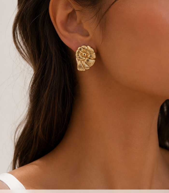 Golden Bloom Earrings