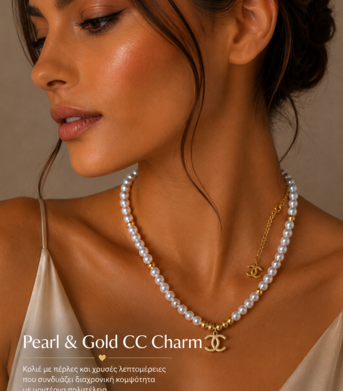 Pearl Luxe Charm Gold
